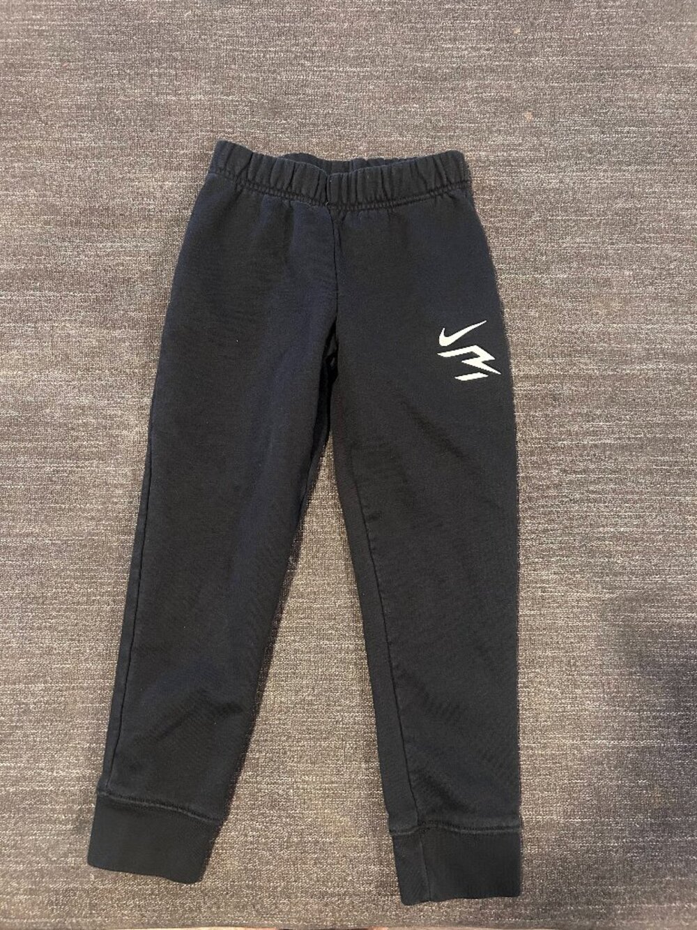 3 Brand by Nike Black Athletic Joggers Sweatpants Kids Size 7 (6-7 Yrs)